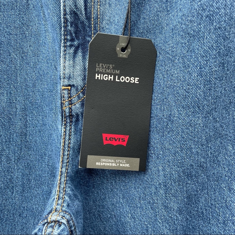🆕 Levi's High Loose Wide Straight Leg Jeans - Picture 7 of 12